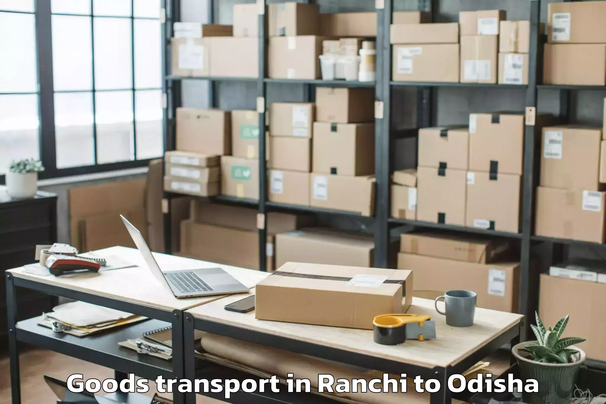 Top Ranchi to Bhubaneswar Airport Bbi Goods Transport Available